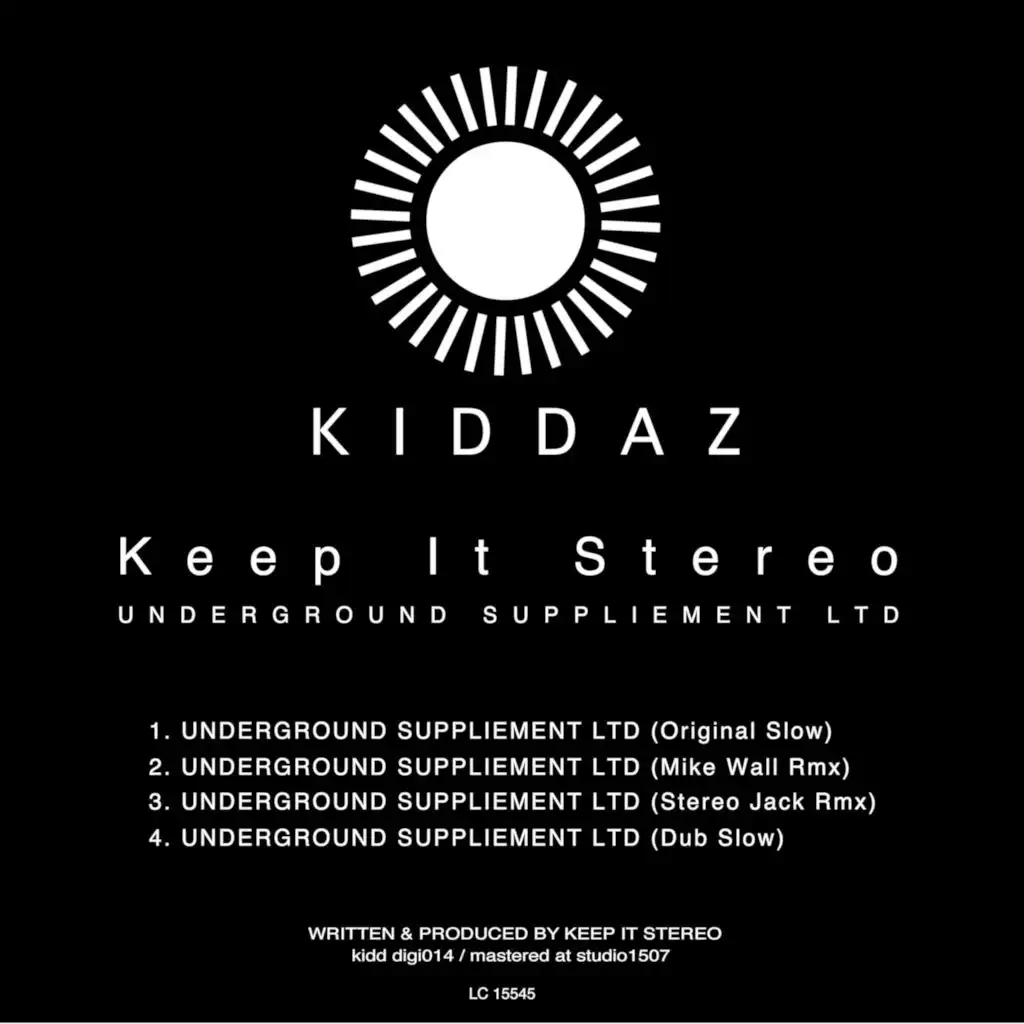 Underground Suppliement Ltd (Dub Slow)