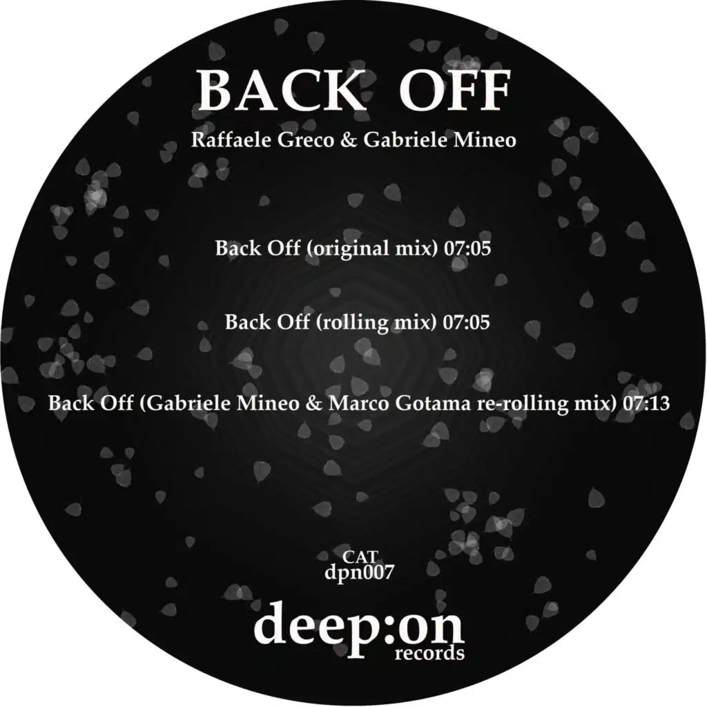 Back Off (Re-Rolling) [feat. Gabriele Mineo & Marco Gotama]