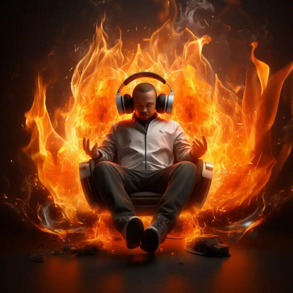 Relaxing Flames: Fires Calm Rhythm