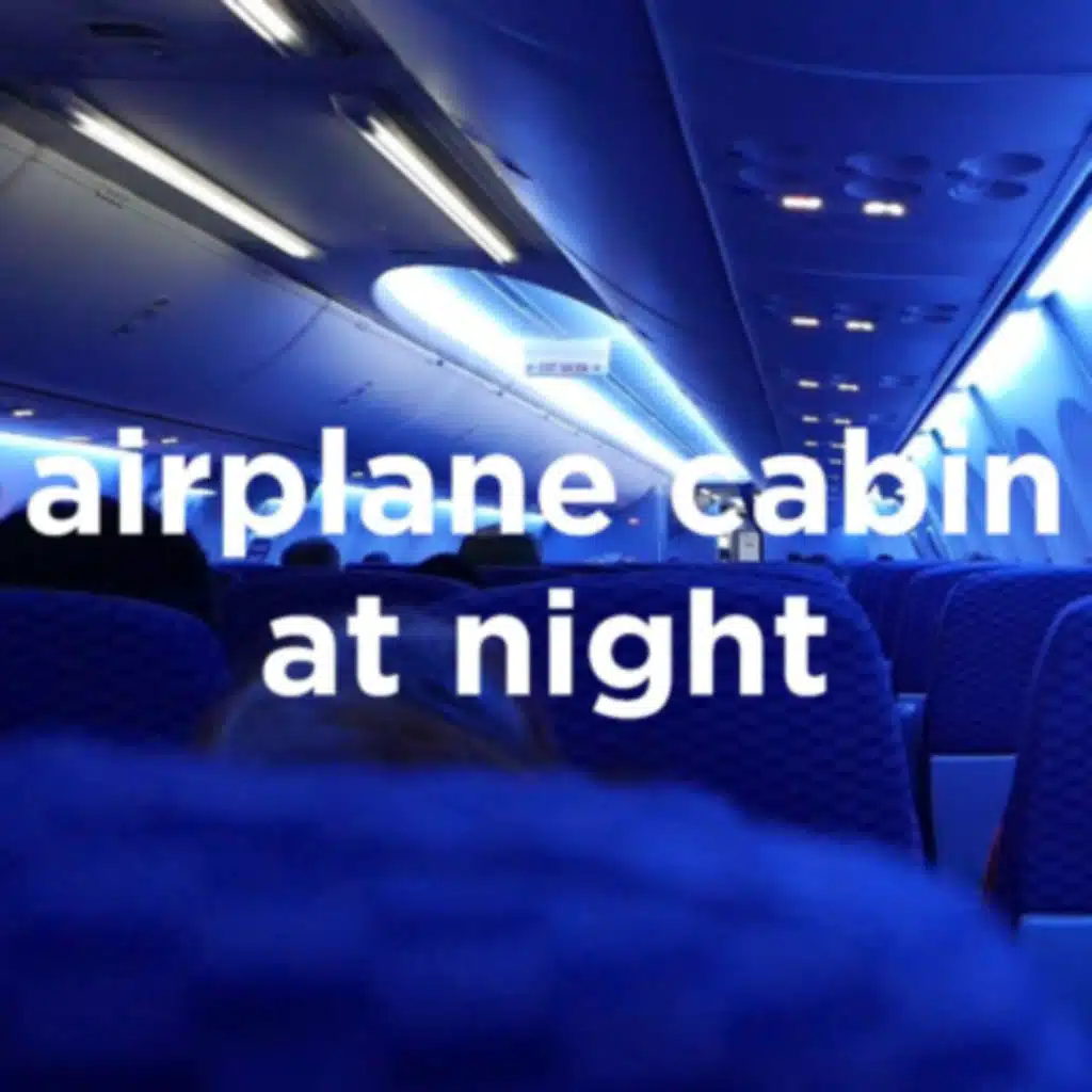 Airplane Cabin Sleep Sounds / Realistic Airplane Flight Ambience Sleep Sounds (2 Hours, Loopable)