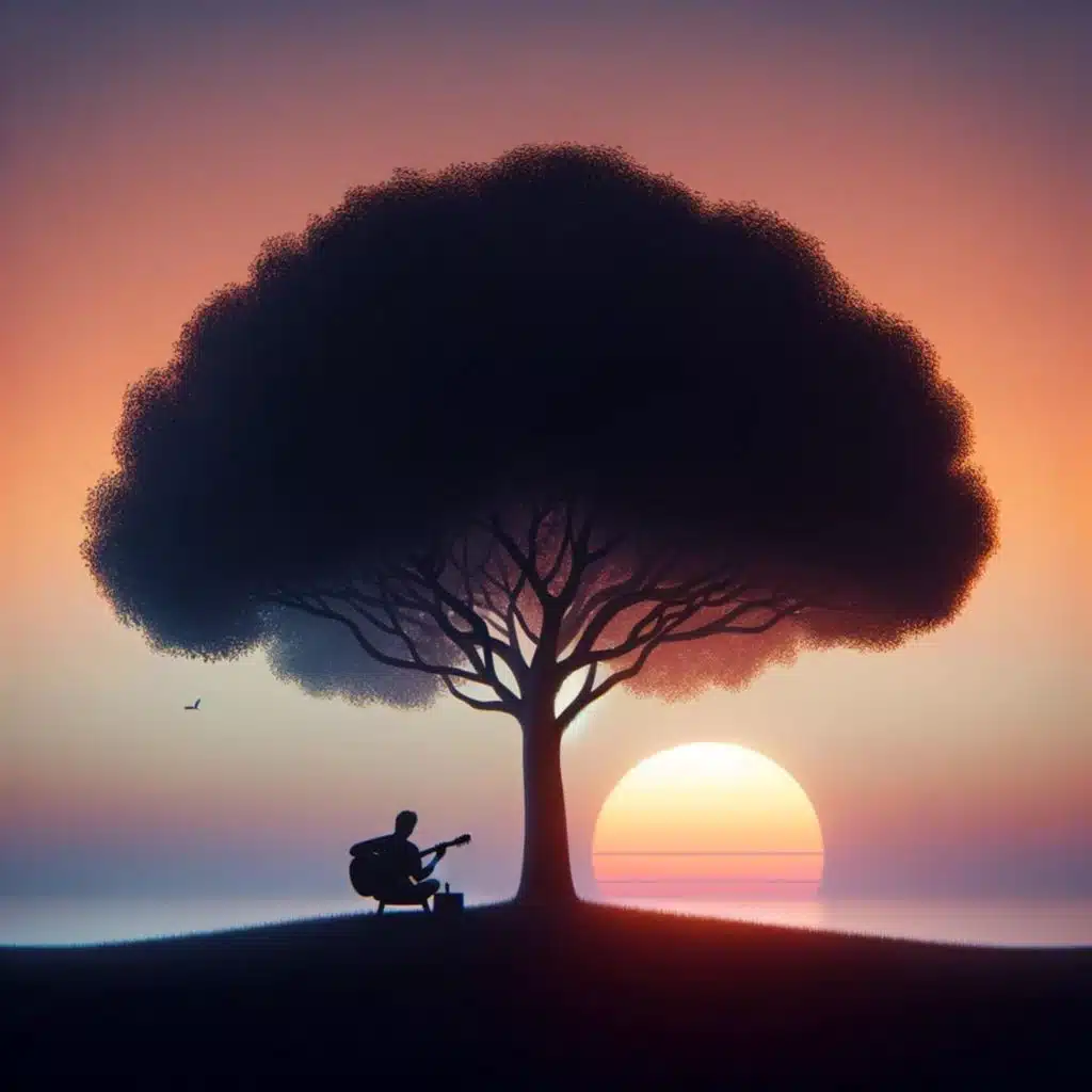 Tranquil Melodies at Sunset