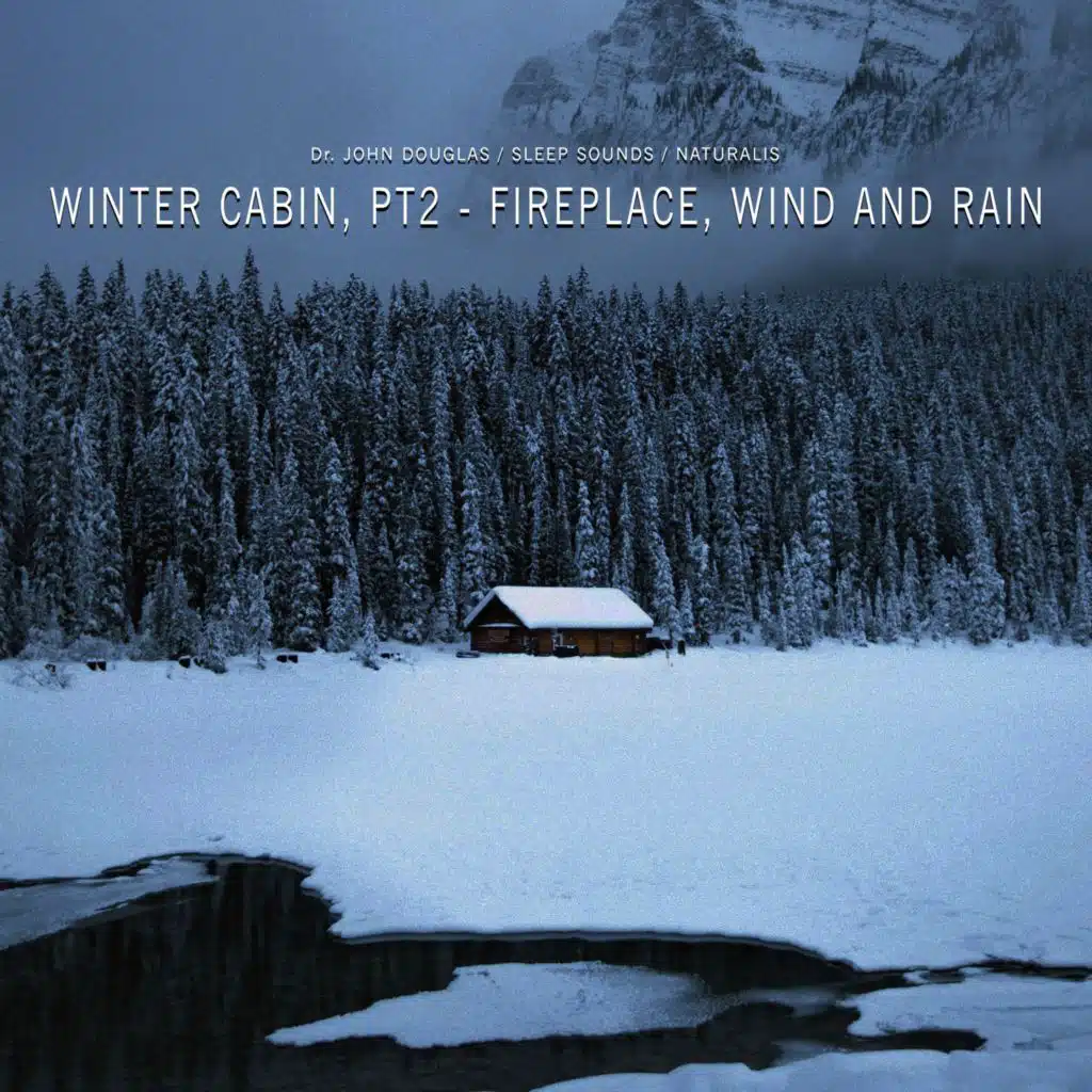 Crackling Fireplace Noise, Rain and Wind