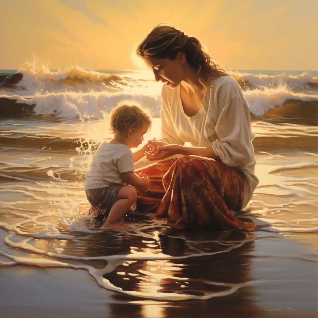 Calma En El Oasis De Lluvia Para Bebés: Aguas Calmantes Y Paisajes Sonoros Ambientes