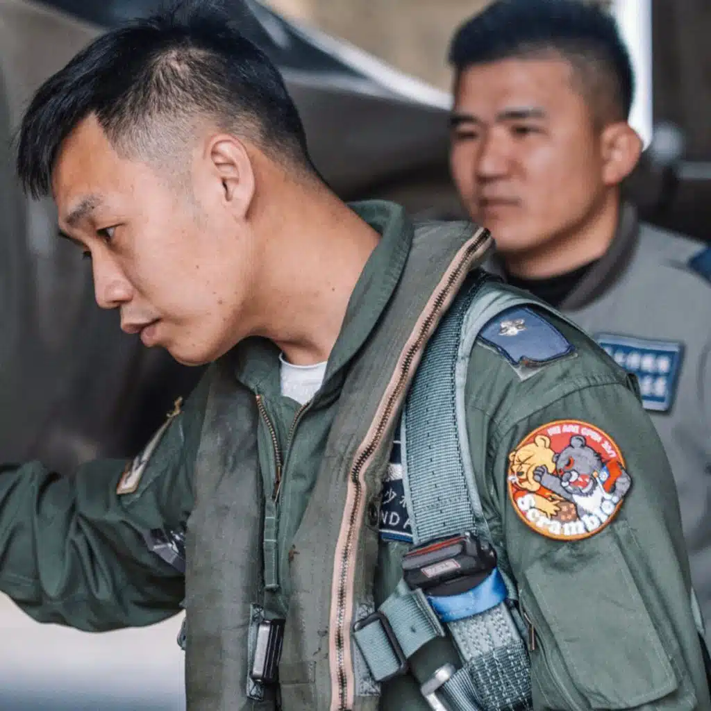 À Taïwan, l’écusson d’un pilote de l’armée révélateur des tensions avec le voisin chinois 