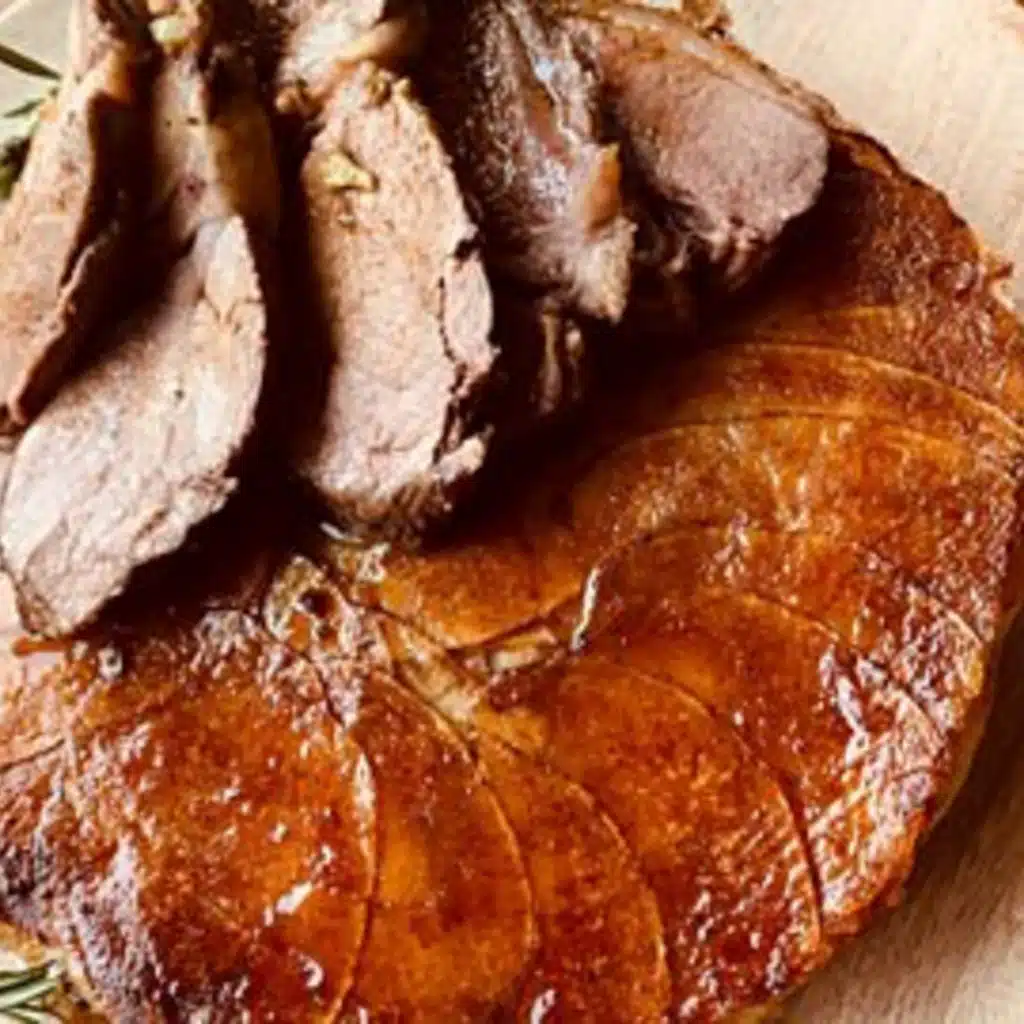 Butterflied Roast Leg of Lamb