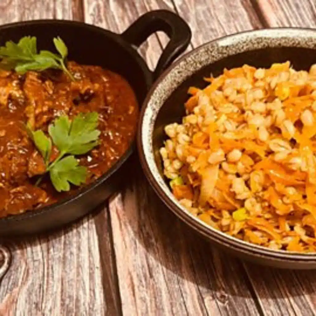 Middle Eastern slow cooked lamb shoulder