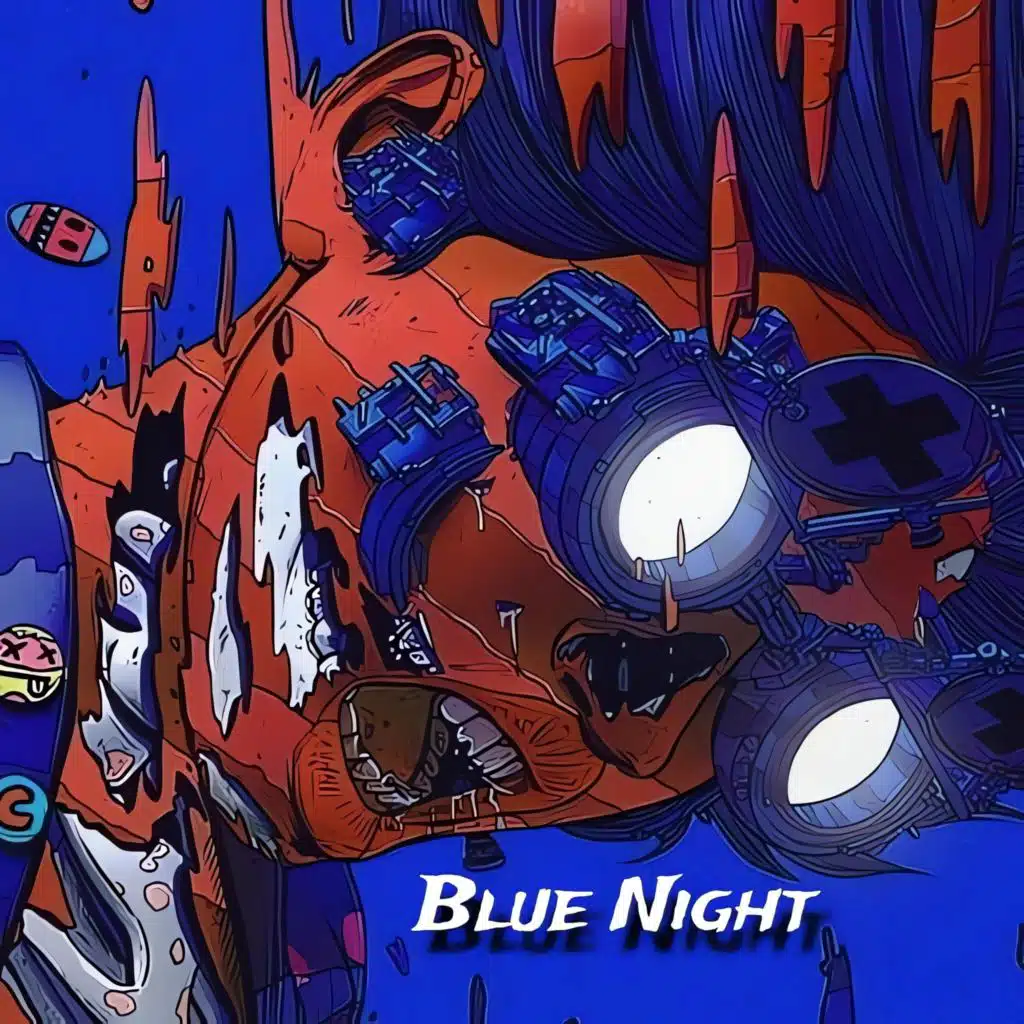 blue night