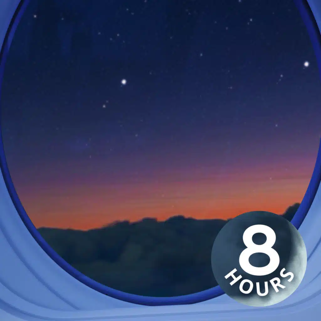 Airplane White Noise to Sleep | 8-Hours Private Jet Night Flight