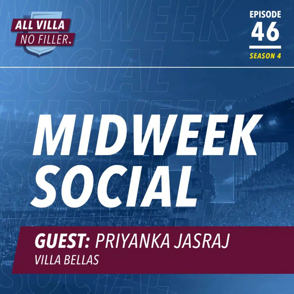 Midweek Social! What Can Aston Villa Do In 2024? | Guest: Priyanka Jasraj, Villa Bellas