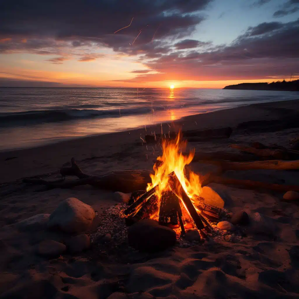 Fireside Tranquility: Beach Music for Chillaxing