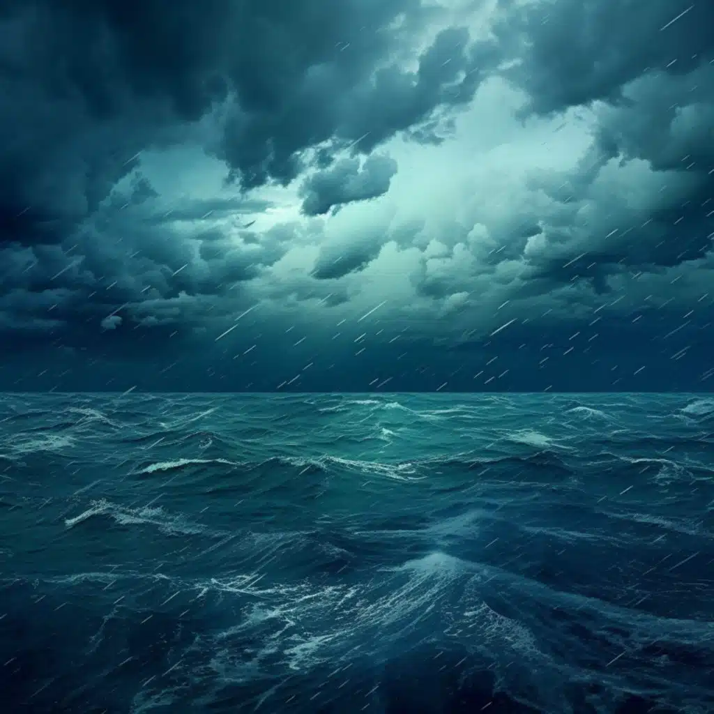 Rainfall by the Binaural Ocean