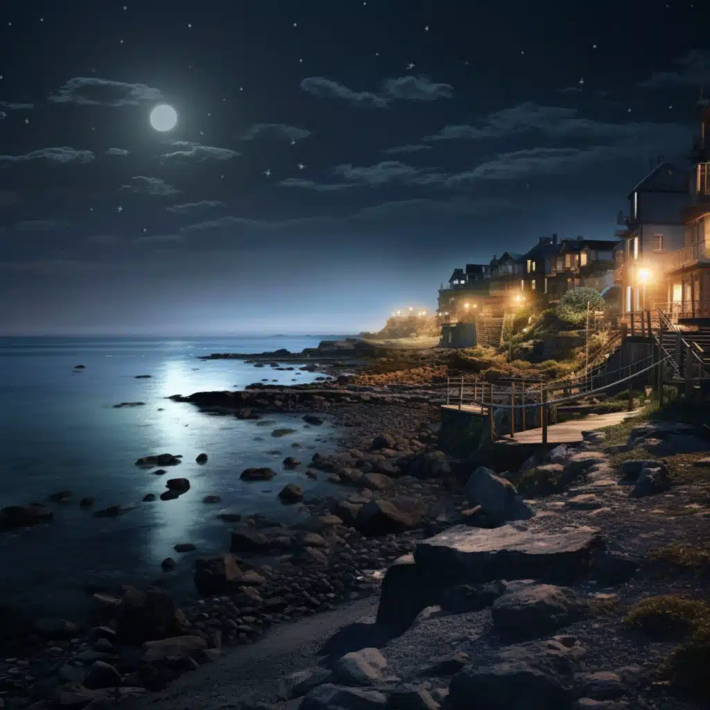 Nighttime Ocean: Sea's Soothing Sleep Tunes