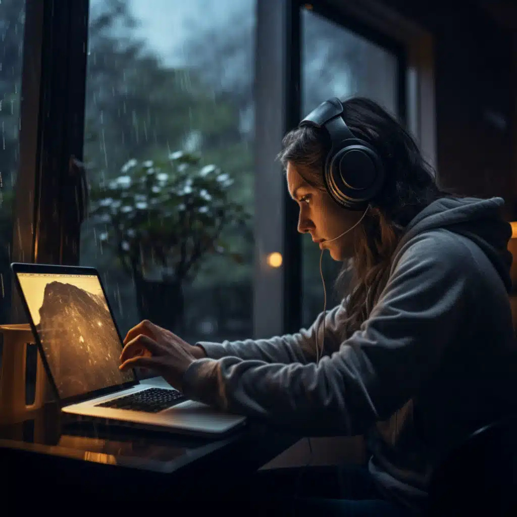 Productive Showers: Work Binaural Rhythms