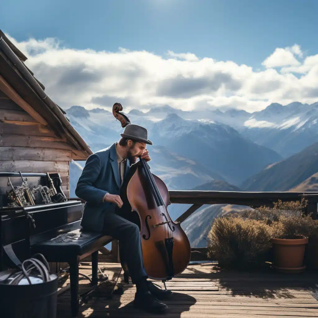 Downtown Streets Echo: Electric Jazz Music