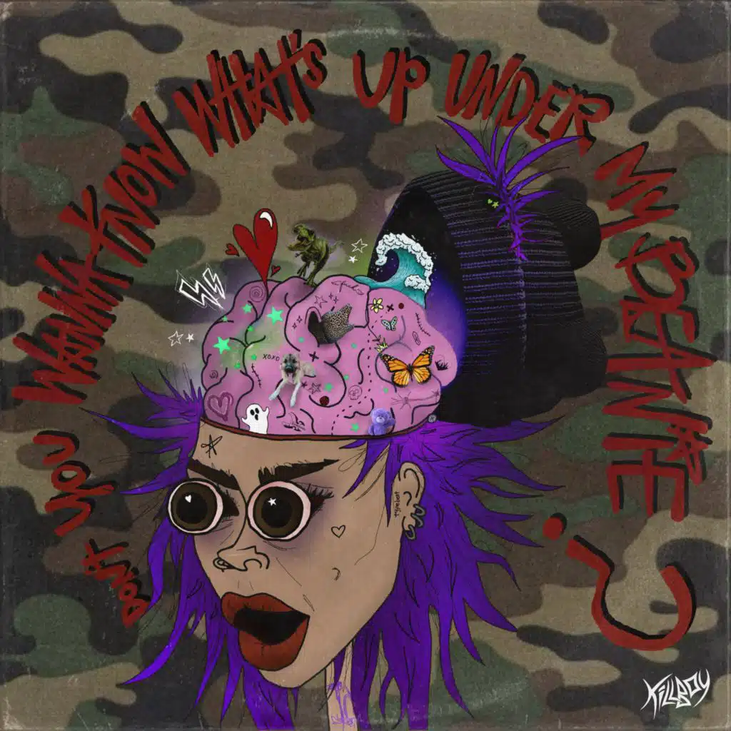 DON'T YOU WANNA KNOW WHAT'S UP UNDER MY BEANIE?