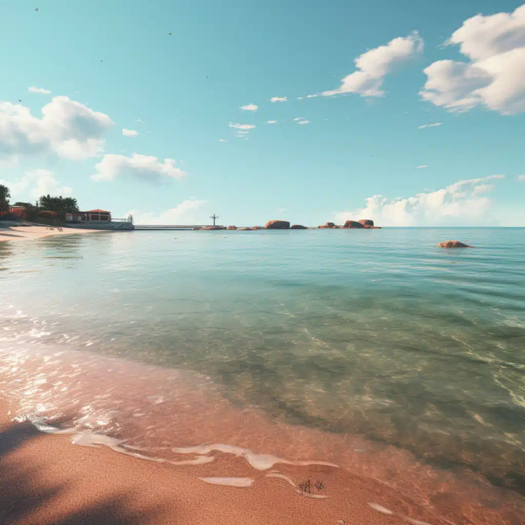 Pets' Calming Seaside Echoes