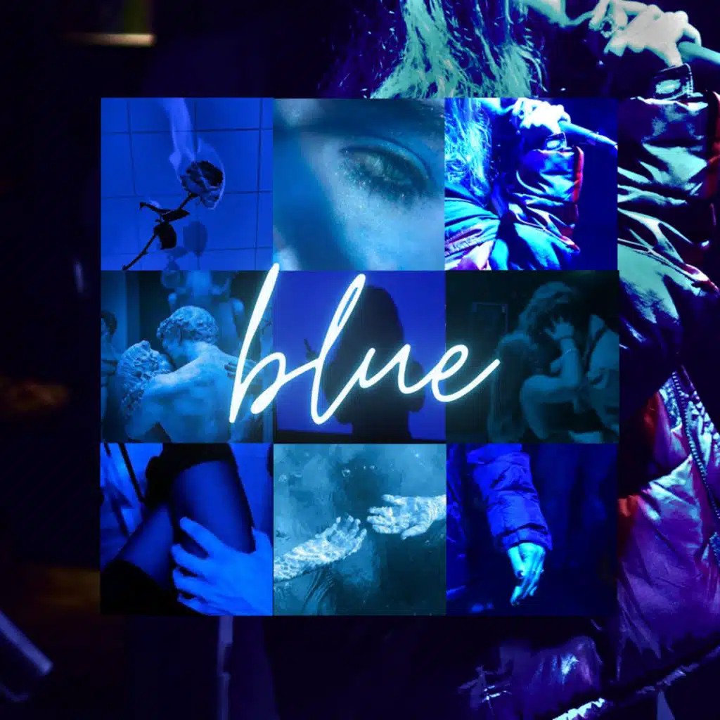 blue