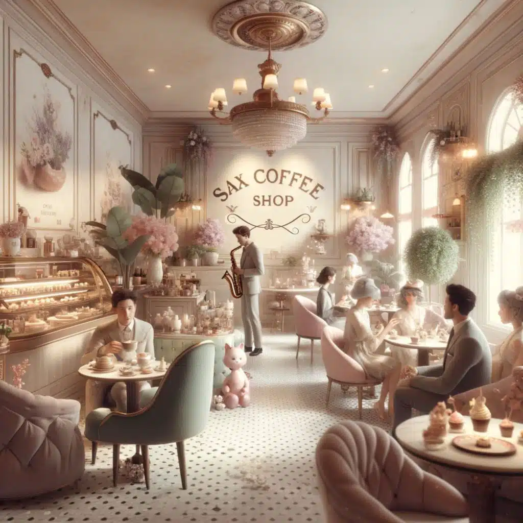 Sax Coffee Shop (Small Talk with Saxophone Jazz)