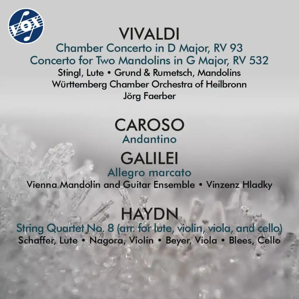 Concerto for 2 Mandolins in G Major, RV 532: II. Andante