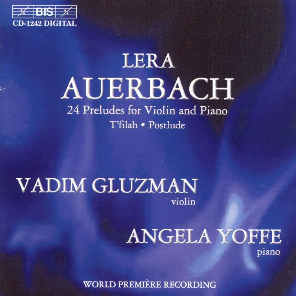 Auerbach: Twenty Four Preludes for Violin and Piano