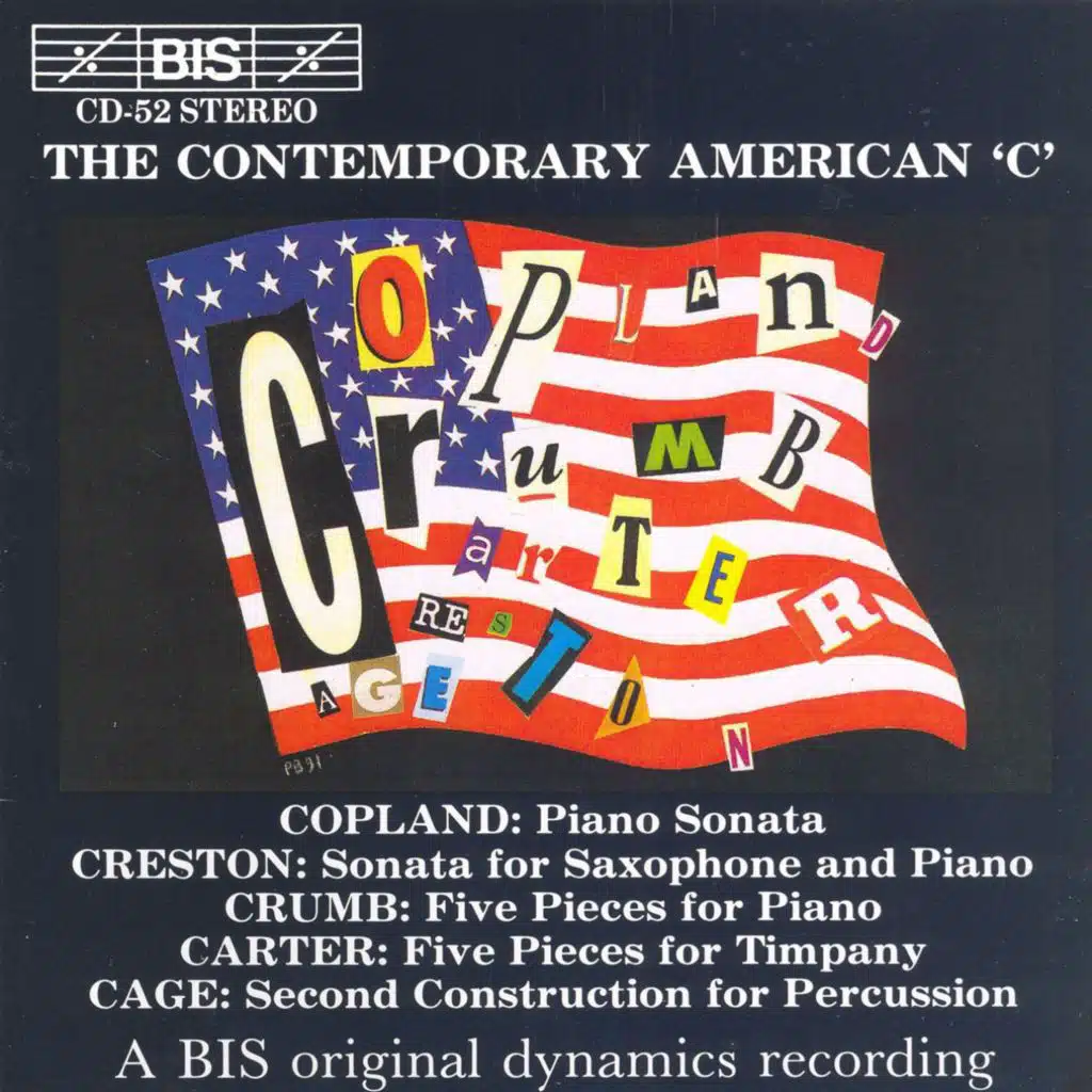 Copland / Carter / Cage: The Contemporary American ´C´