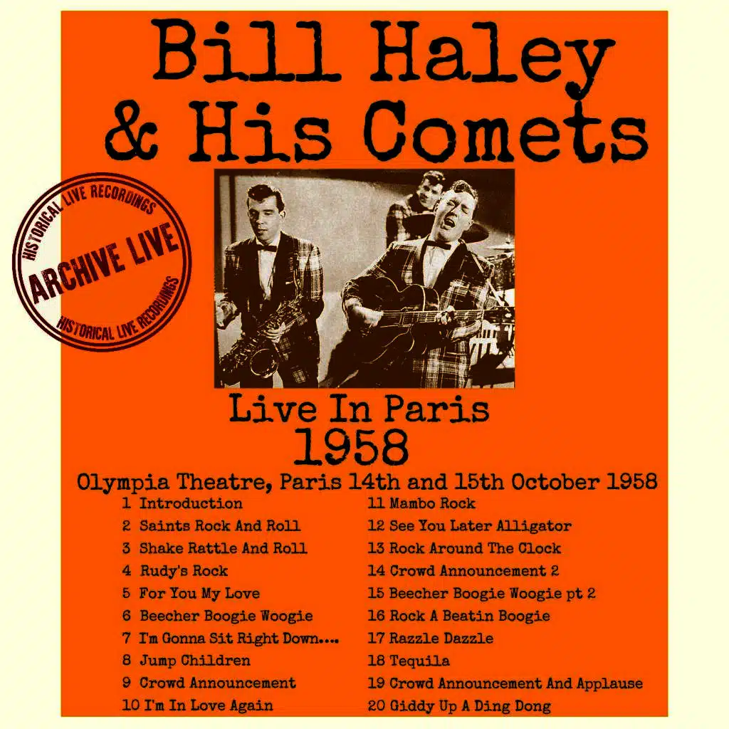 Shake Rattle And Roll   (1958 Paris Live Version) 