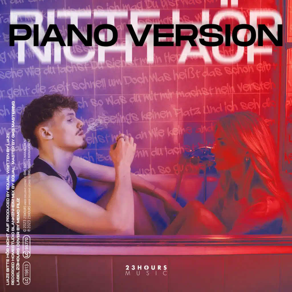 Bitte Hör Nicht Auf (Piano Version)