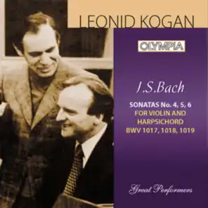 Bach: Sonata for violin and harpsichord No. 4, 5 & 6
