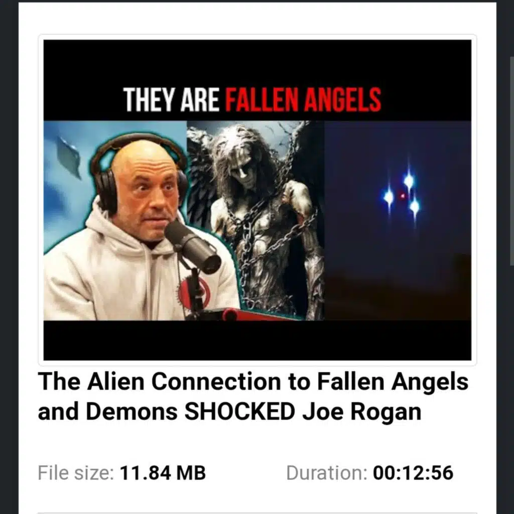 The Alien Connection to Fallen Angels and Demons SHOCKED Joe Rogan