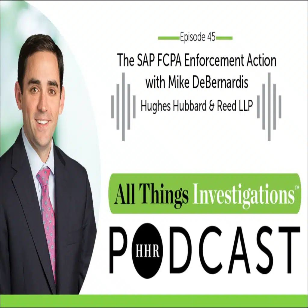 Mike DeBernardis on the SAP Enforcement Action