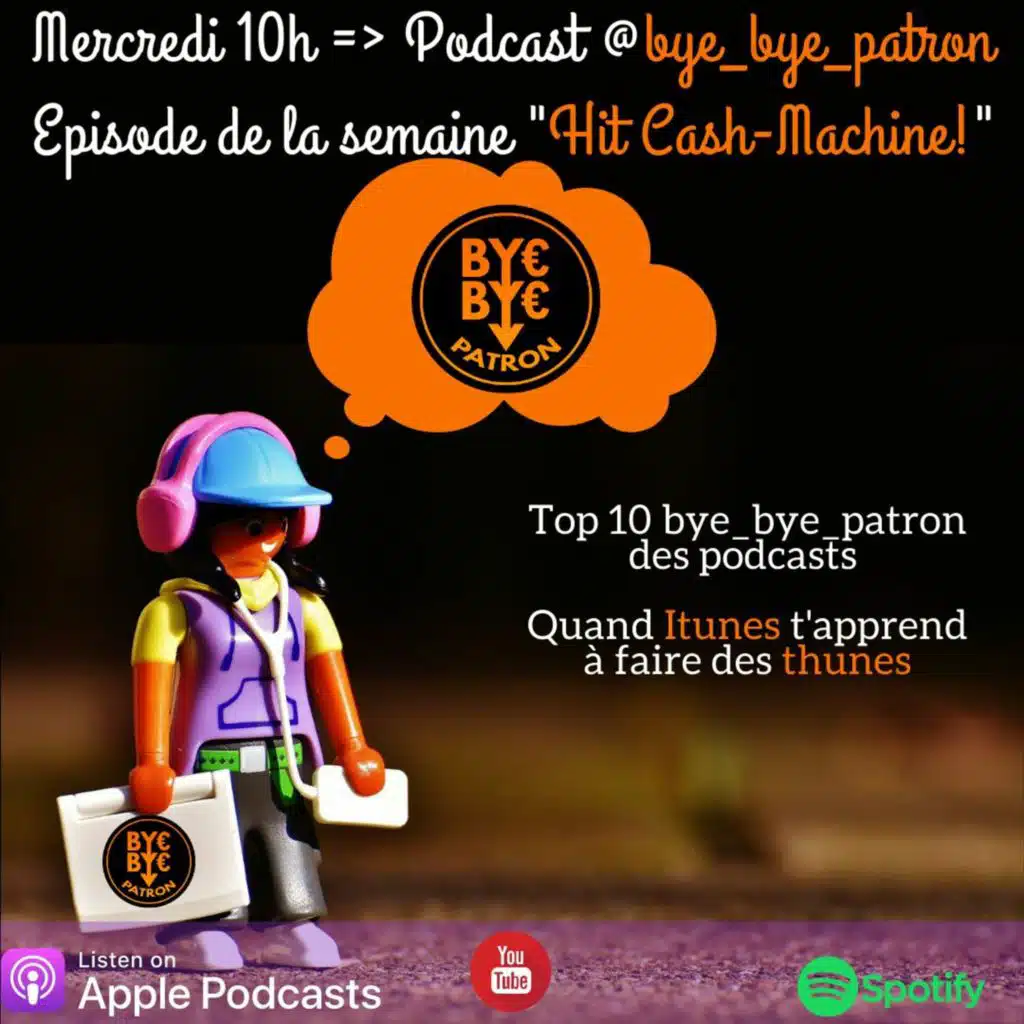 Hit Cash Machine - Top 10 Podcast - Immo, Bourse, Business, Dev perso