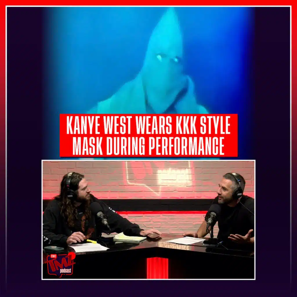 Kanye West Wears KKK Style Mask During 'Vultures' Performance