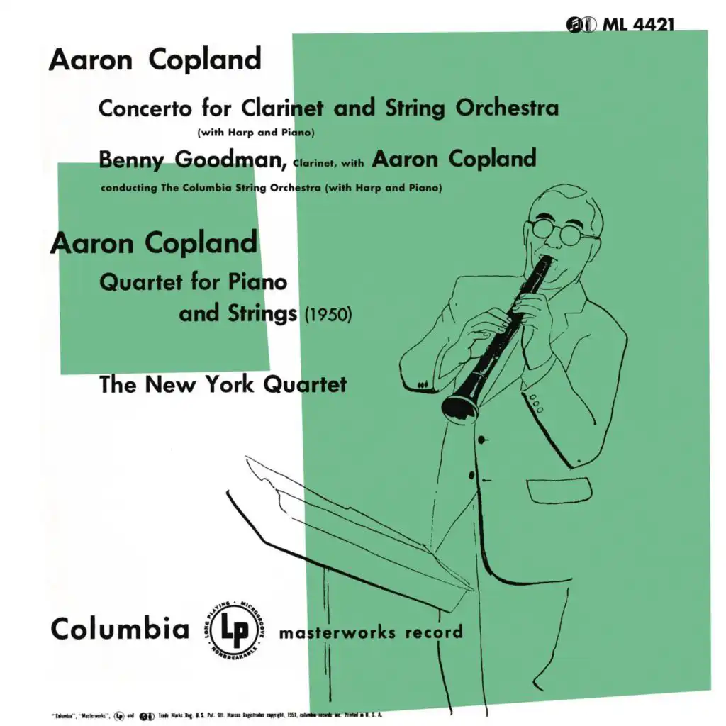 Copland: Concerto for Clarinet and Strings & Quartet & Piano Variations & Vitebsk