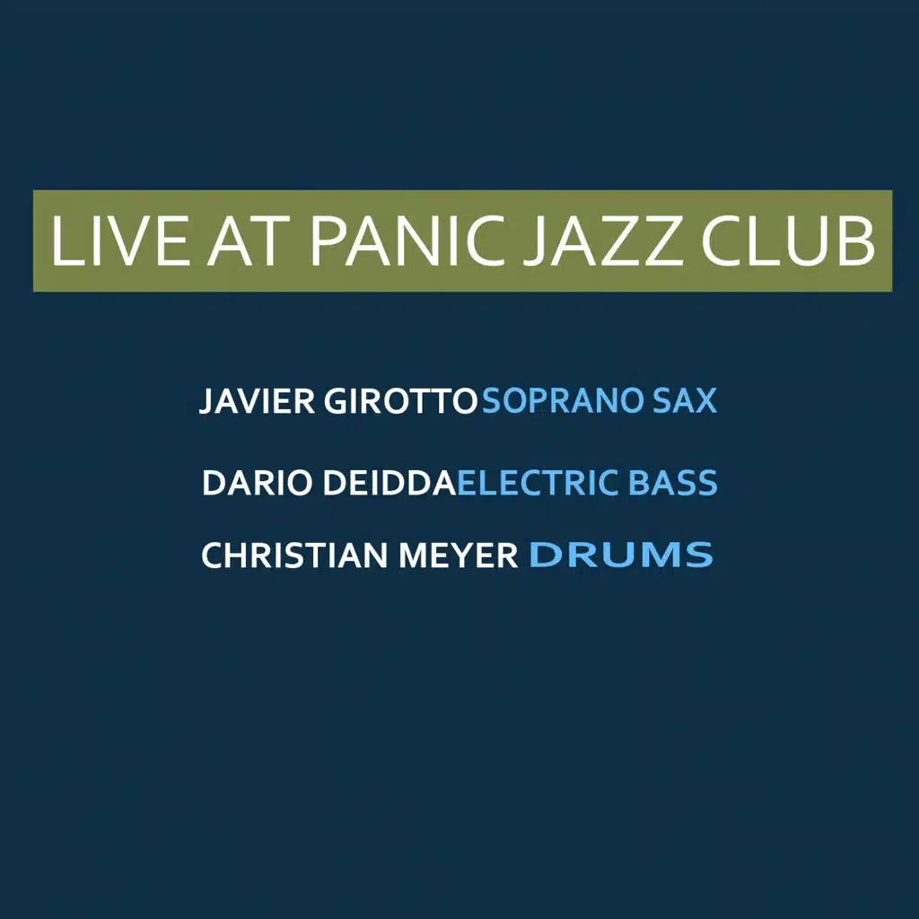 Live at Panic Jazz Club