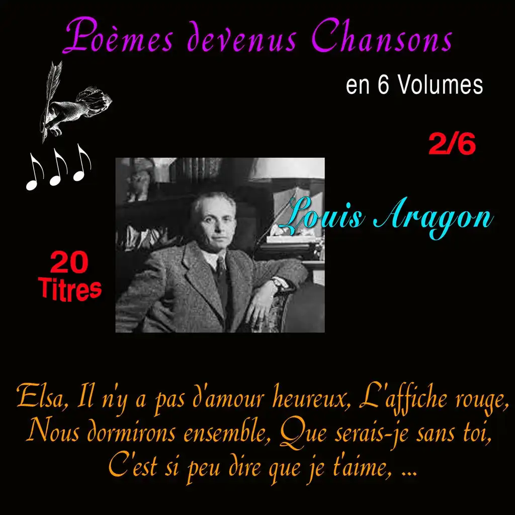 Poèmes devenus chansons, vol. 2 (20 titres)