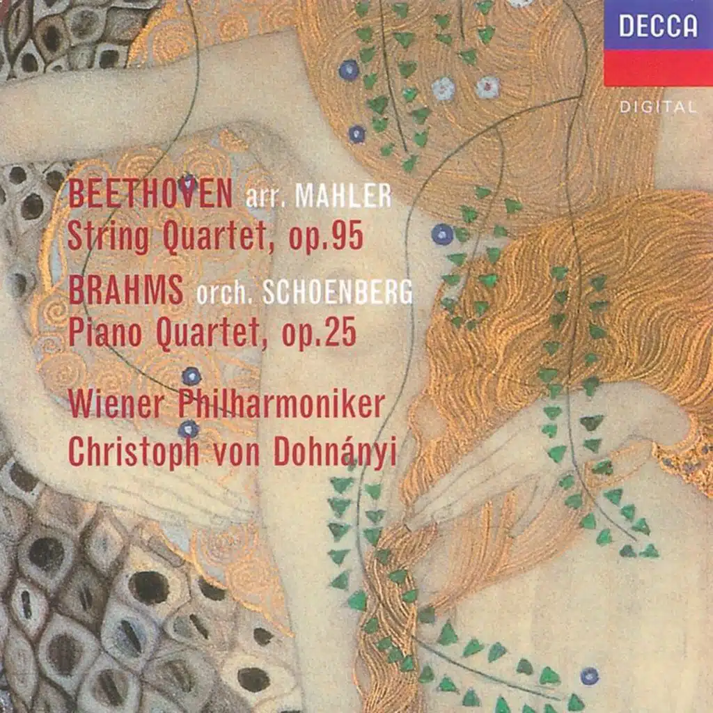 Brahms: Piano Quartet No. 1 in G Minor, Op. 25 (Orch. Schoenberg): II. Intermezzo. Allegro ma non troppo