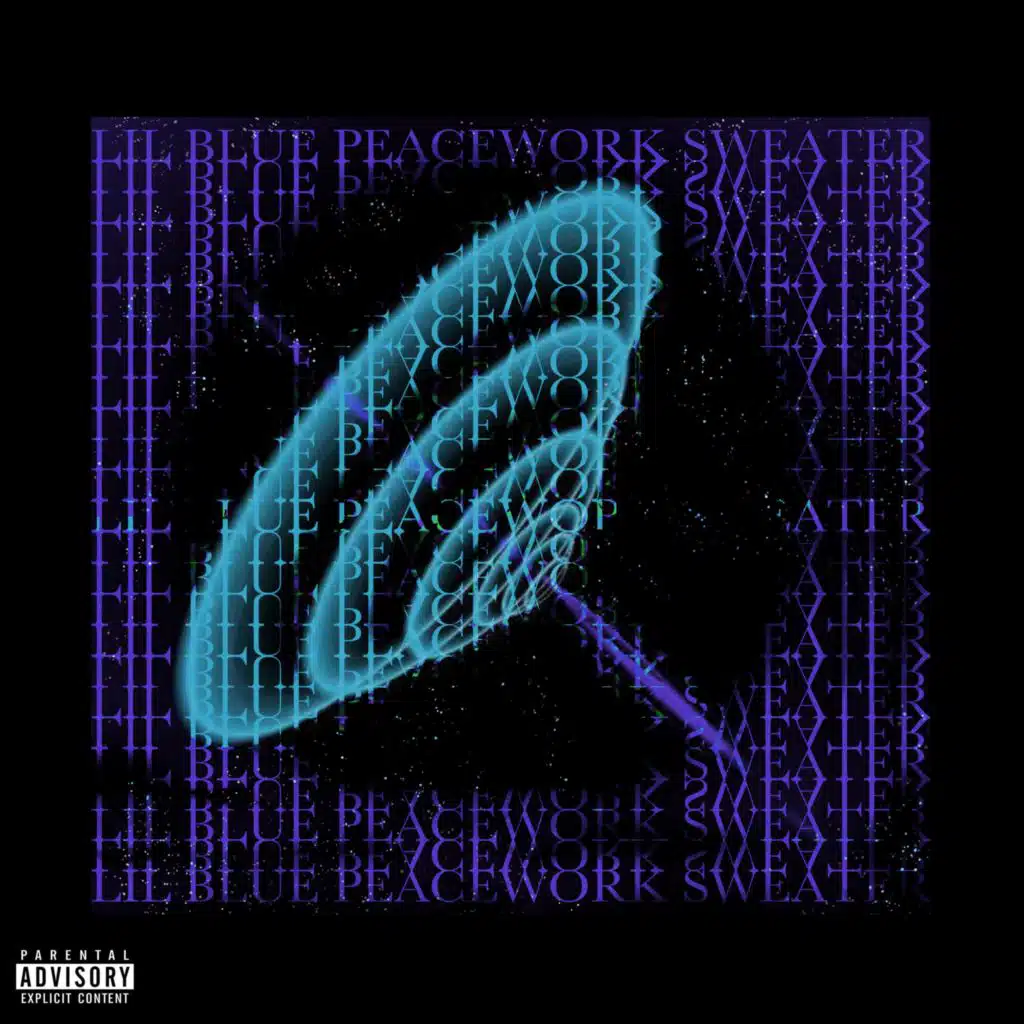 Lil Blue Peacework Sweater