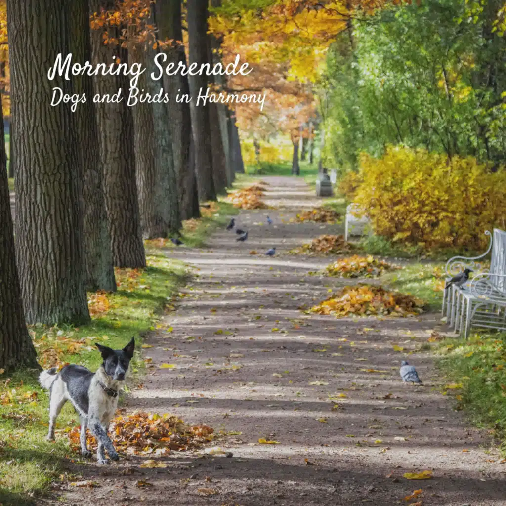 Morning Serenade: Dogs and Birds in Harmony