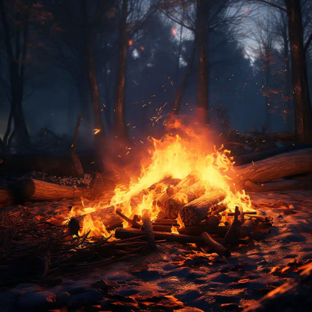 Fire's Peace: Calming Melodies for Relaxation