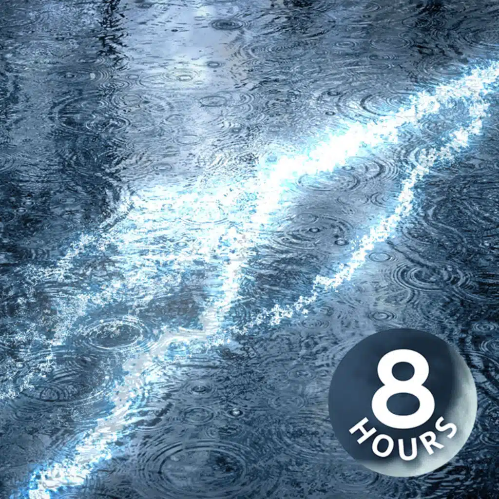 Rain Sounds and Thunder for Sleeping 8 Hours | White Noise Thunderstorm for Sleep