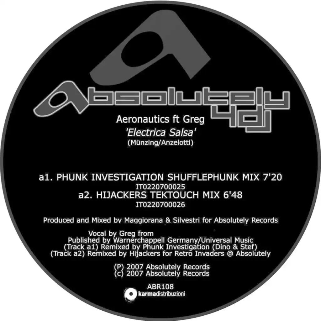 Electrica Salsa (Phunk Investigation Elephunk Mix) [feat. Greg]