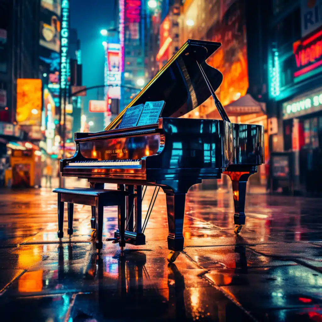 Jazz Piano Echoes: Sounds of the City