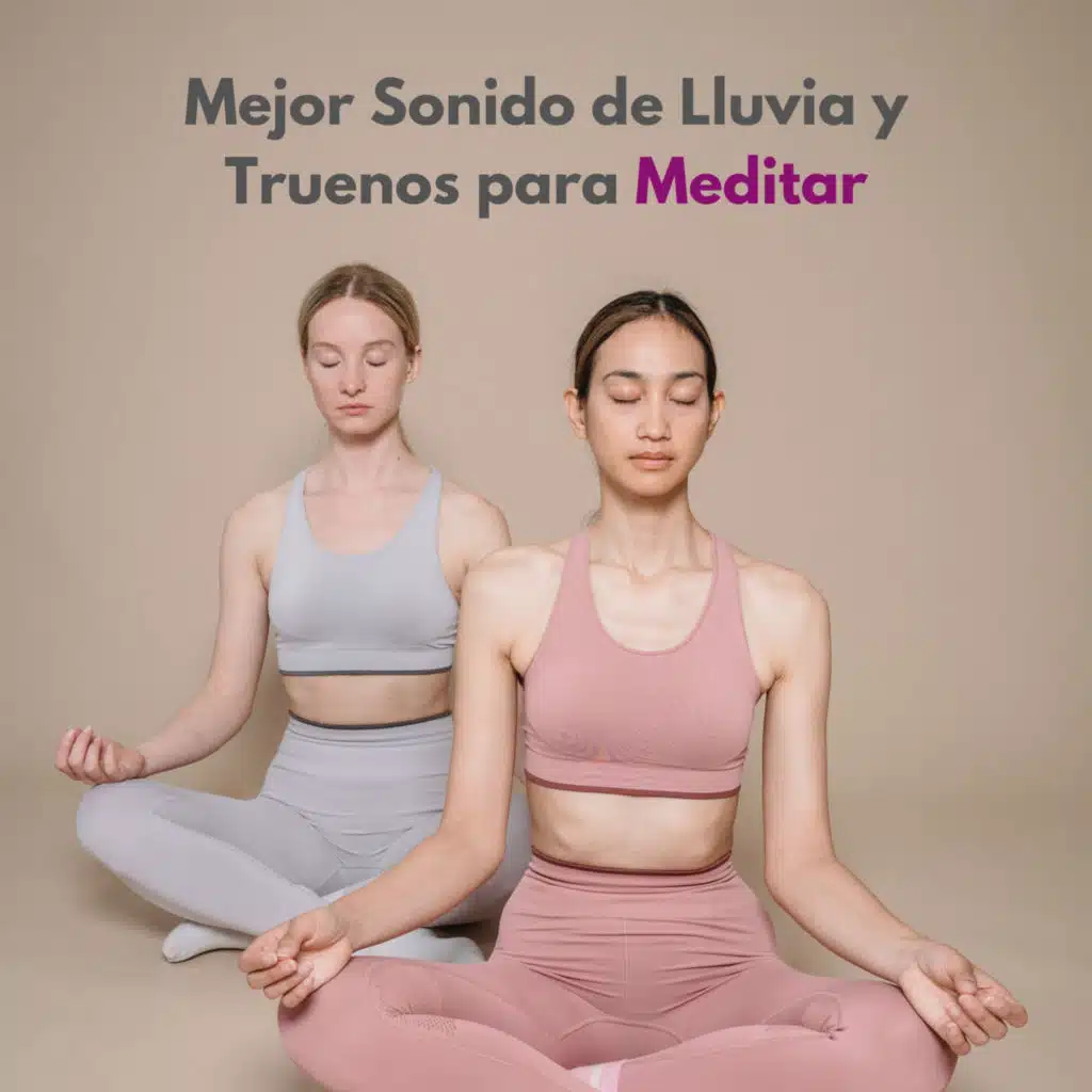 La Lluvia Y La Tormenta Eléctrica De Sonido Para La Meditación Pacífica