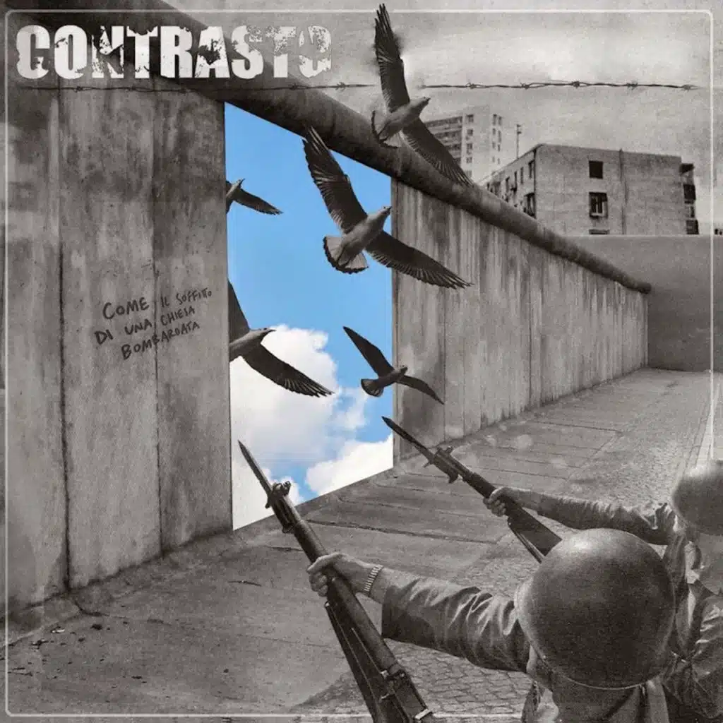 Come il soffitto di una chiesa bombardata