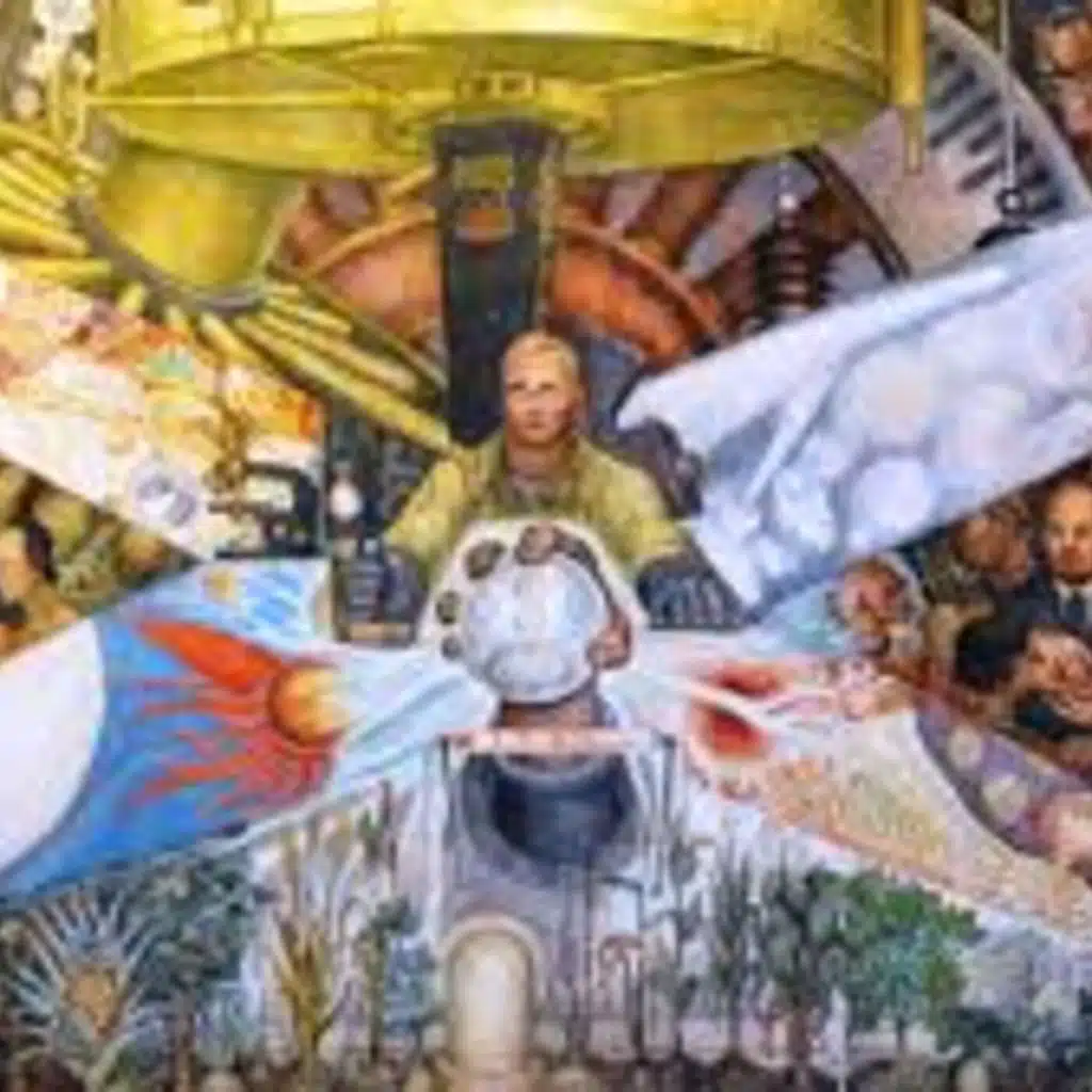El mural que le destruyeron a Diego Rivera