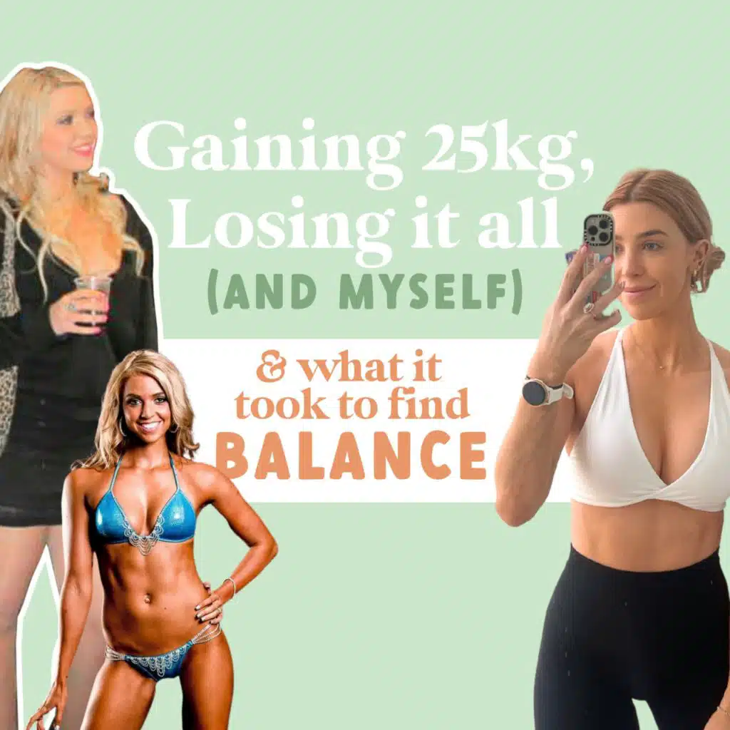 Gaining 25kg, Losing it all (and myself) and what it took to Find Balance