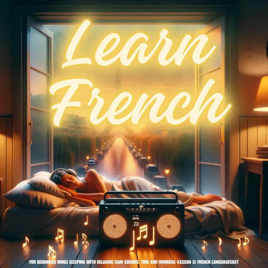 Learn French for Beginners While Sleeping with Relaxing Rain Sounds: Time and Numbers, Pt. 10