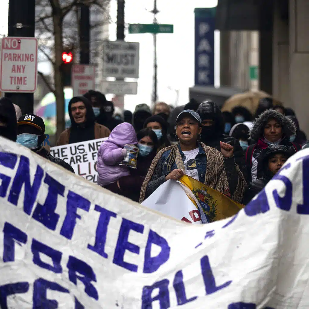 After a protest at City Hall, asylum-seekers in Seattle wonder what's next