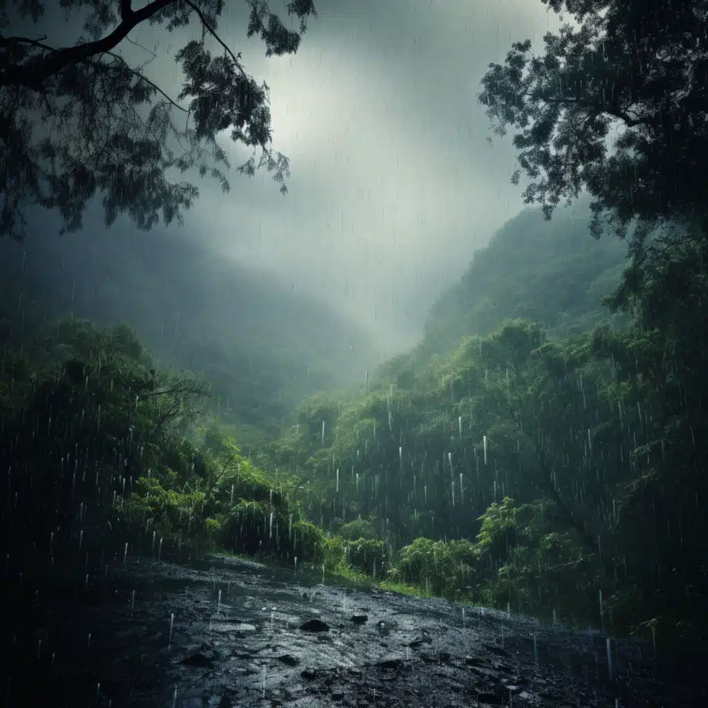 Echoes of Rain in the Dark