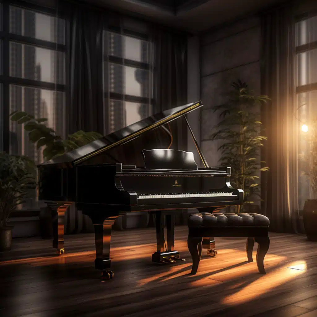 Dusk's Delight in Jazz Piano